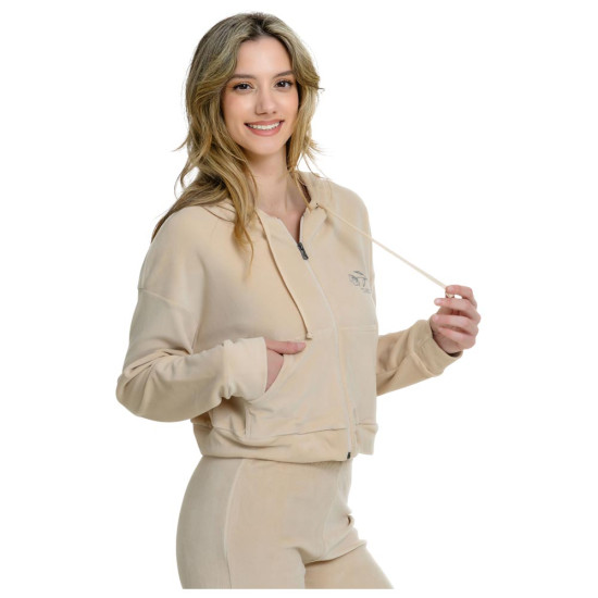 Target Γυναικεία ζακέτα Hooded Velour Crop Jacket Target Γυναικεία ζακέτα Hooded Velour Crop Jacket